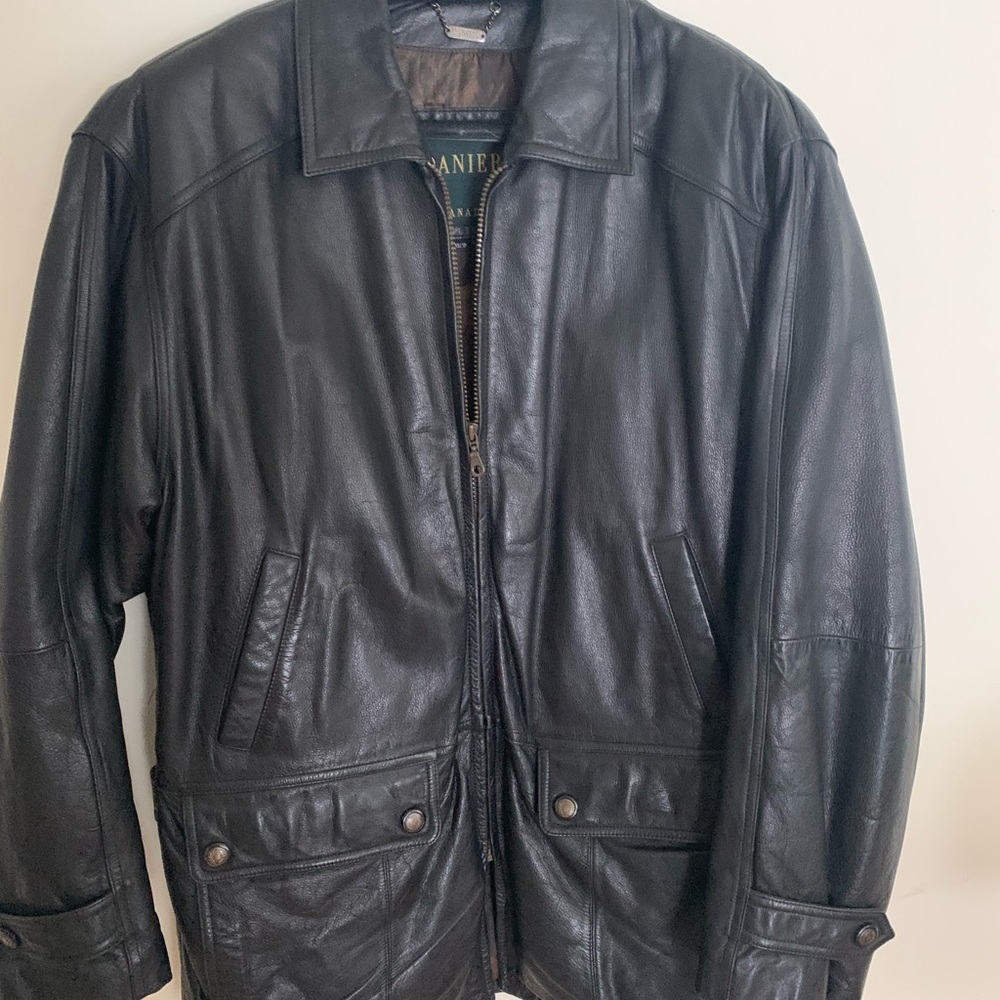 Men's Danier Black Leather Jacket